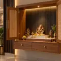 Pooja Room Laminate Design: Back Panels, Mandir Units and Finishes That Last